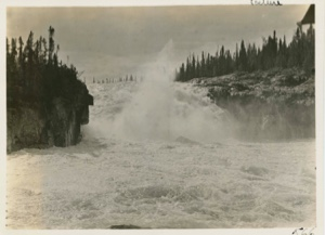 Image of Falls at mouth of Frank's brook